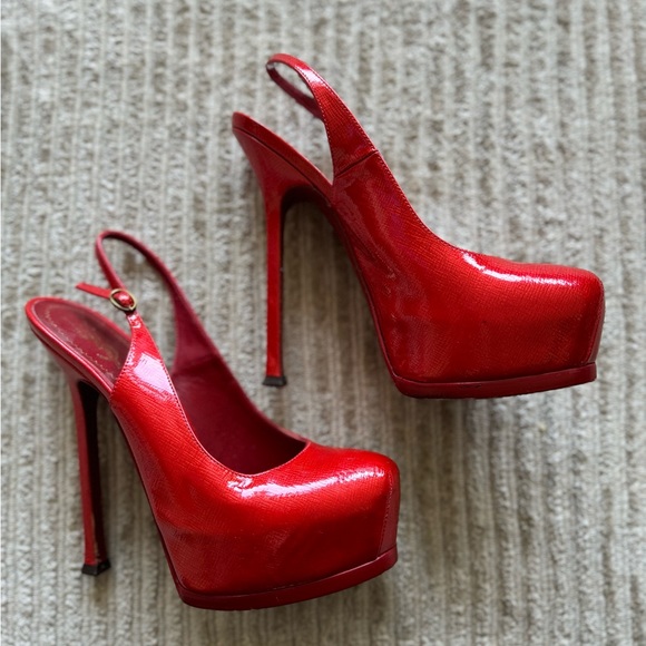 YSL Tribute High Slingback Heels size 36.5 - Picture 4 of 6